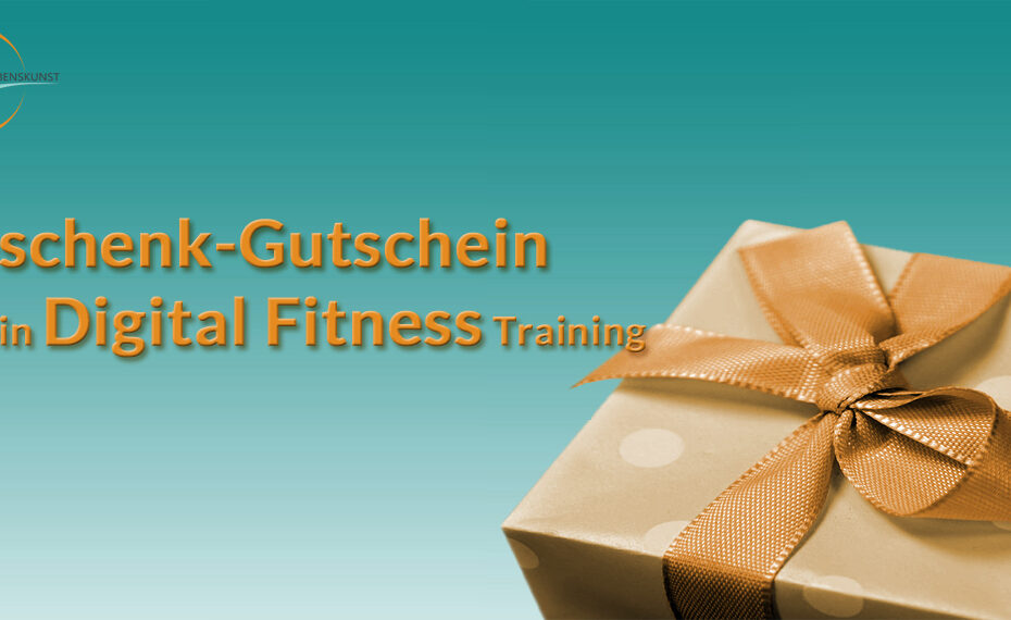 Der Geschenkgutschein für digitale Fitness zu Geburtstag, Weihnachten, Muttertag, Jubiläum oder als Dankeschön