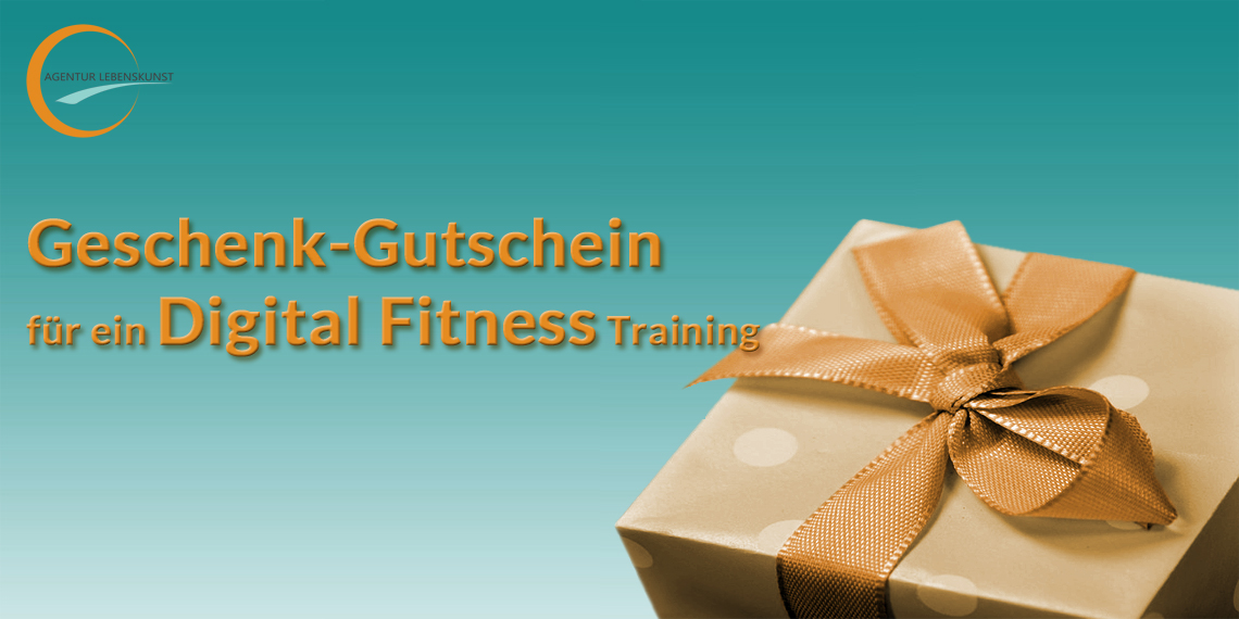 Der Geschenkgutschein für digitale Fitness zu Geburtstag, Weihnachten, Muttertag, Jubiläum oder als Dankeschön